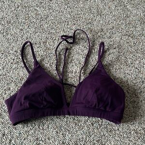 Lululemon Strappy Plum Plum Bralette - Soft Stretch Triangle Bra